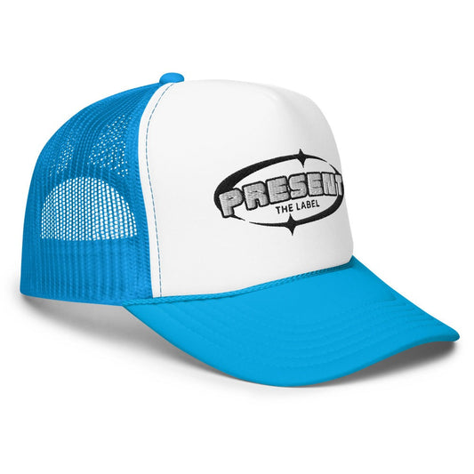 Blue/White Foam Trucker Hat